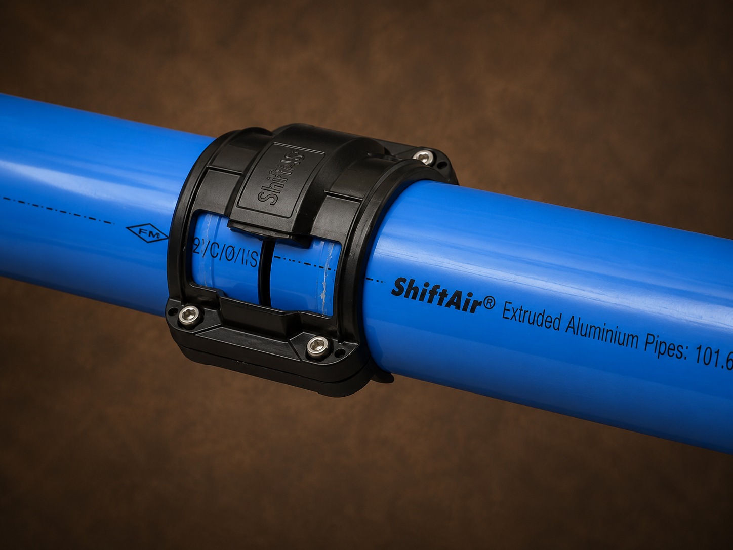 Industrial compressed-air piping