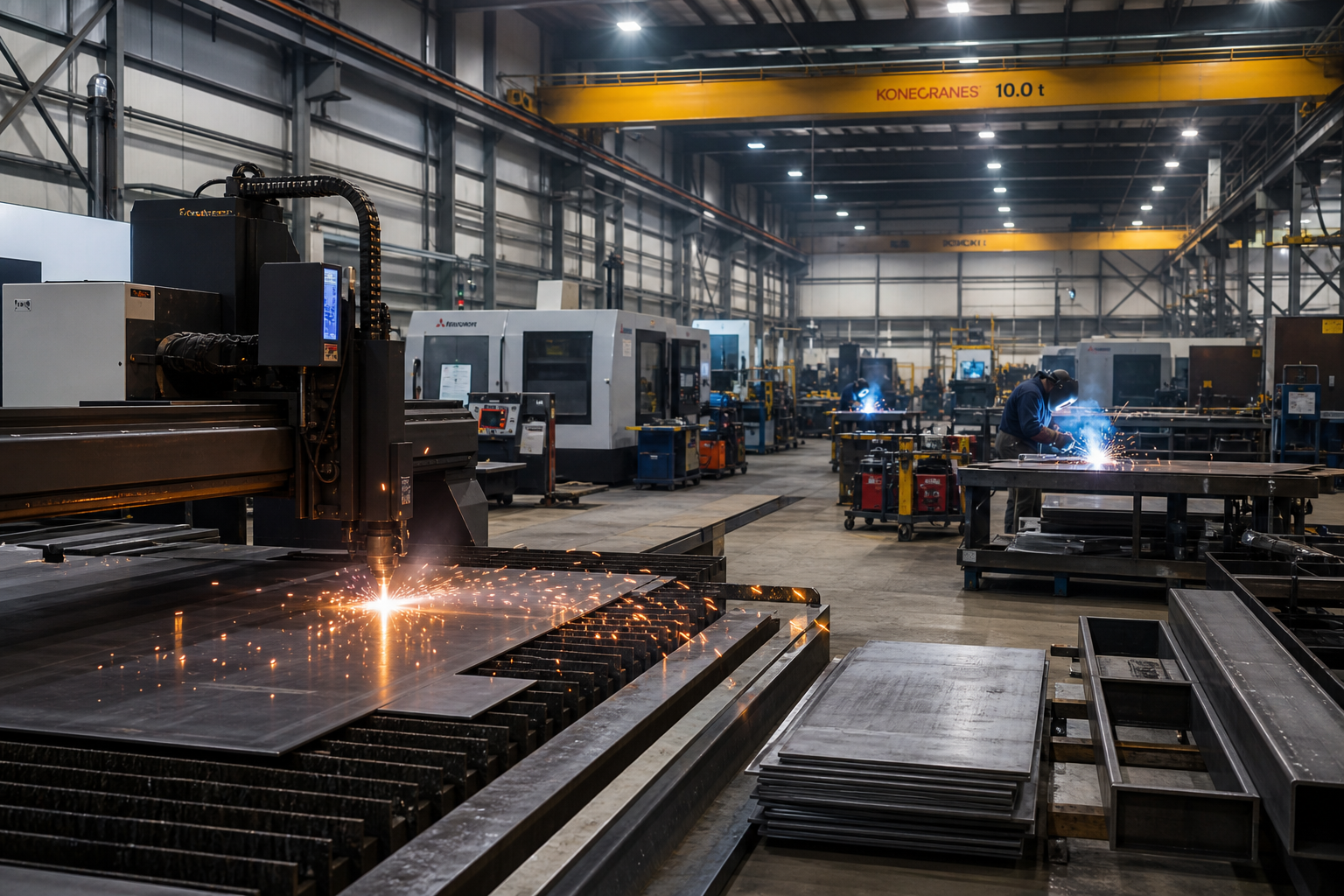 Metal fabrication workshop