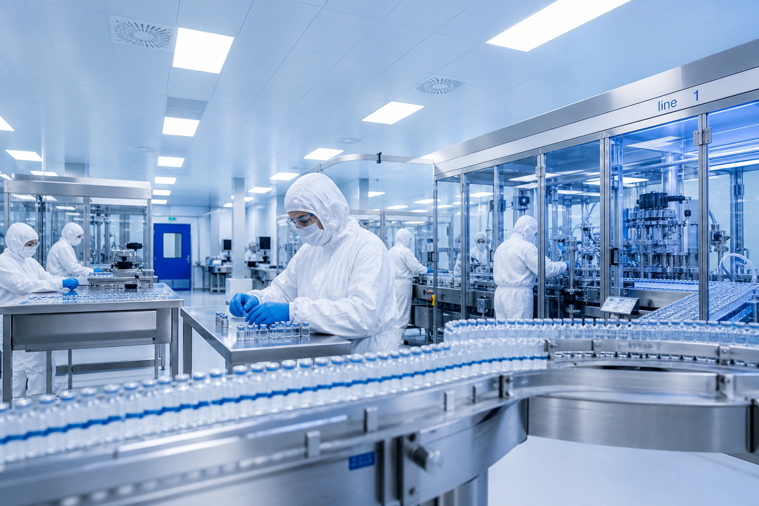 Pharmaceutical cleanroom facility