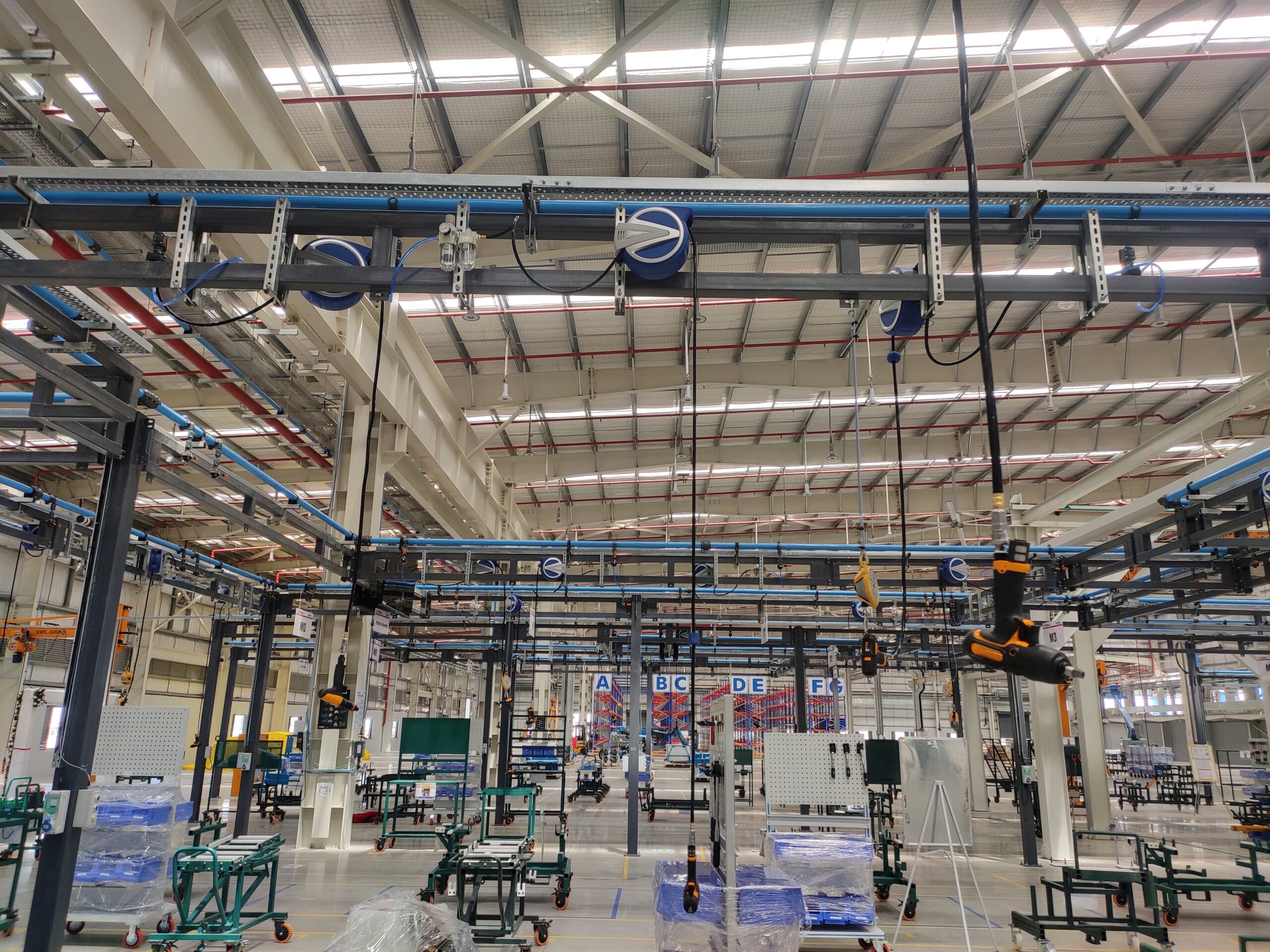 ShiftAir compressed air piping installation