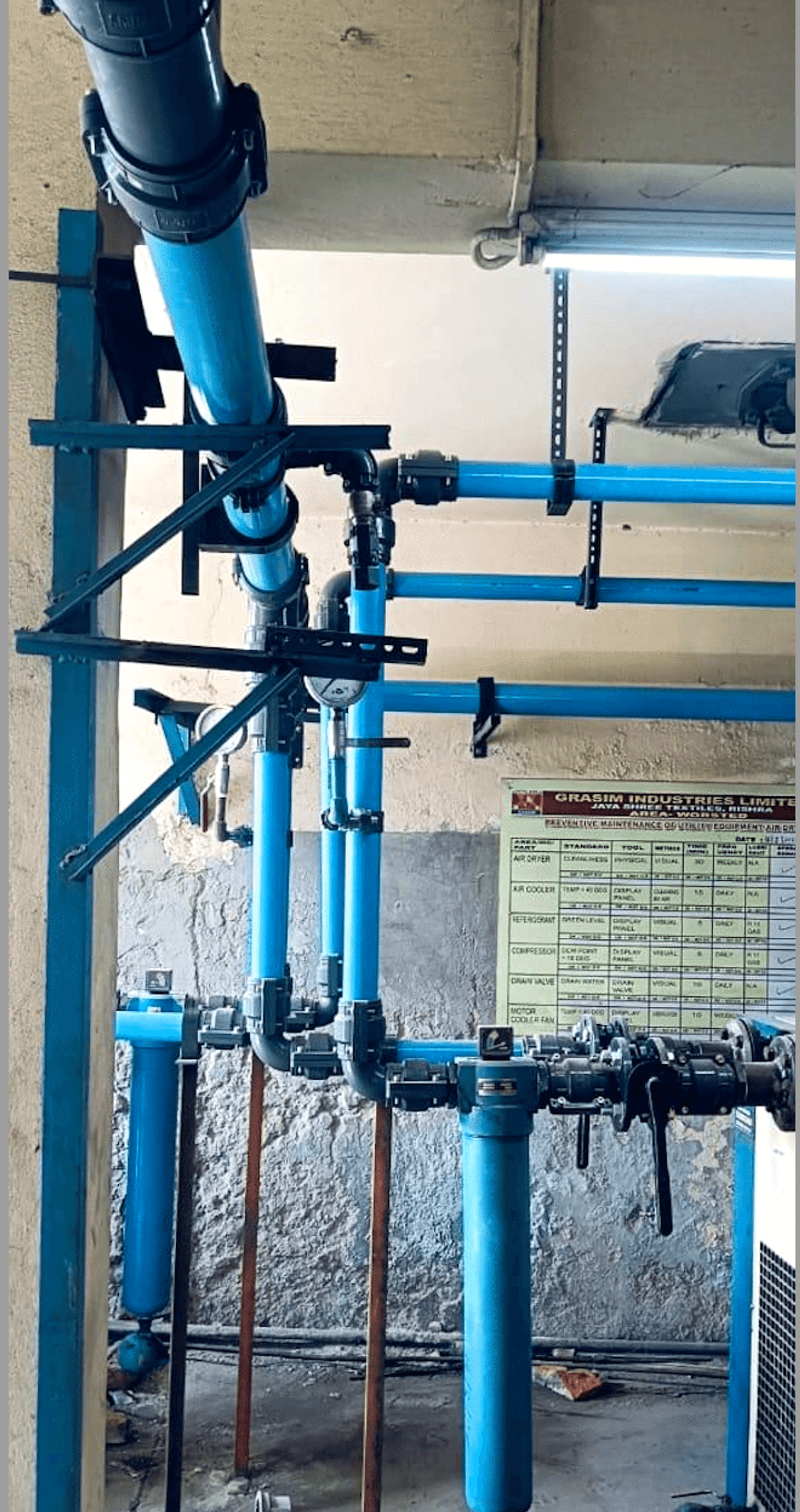 ShiftAir modular piping network