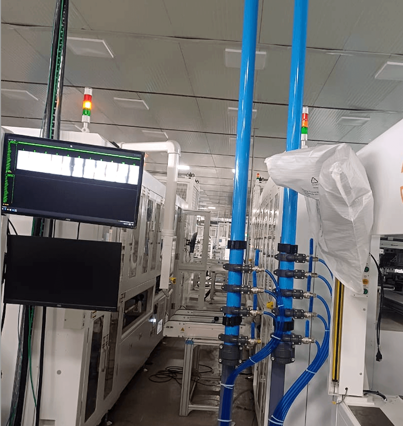 ShiftAir piping header installation