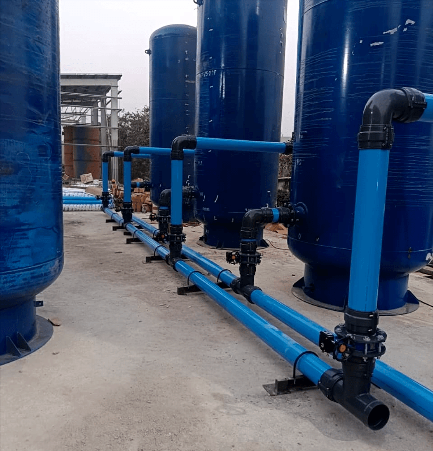 ShiftAir factory piping installation