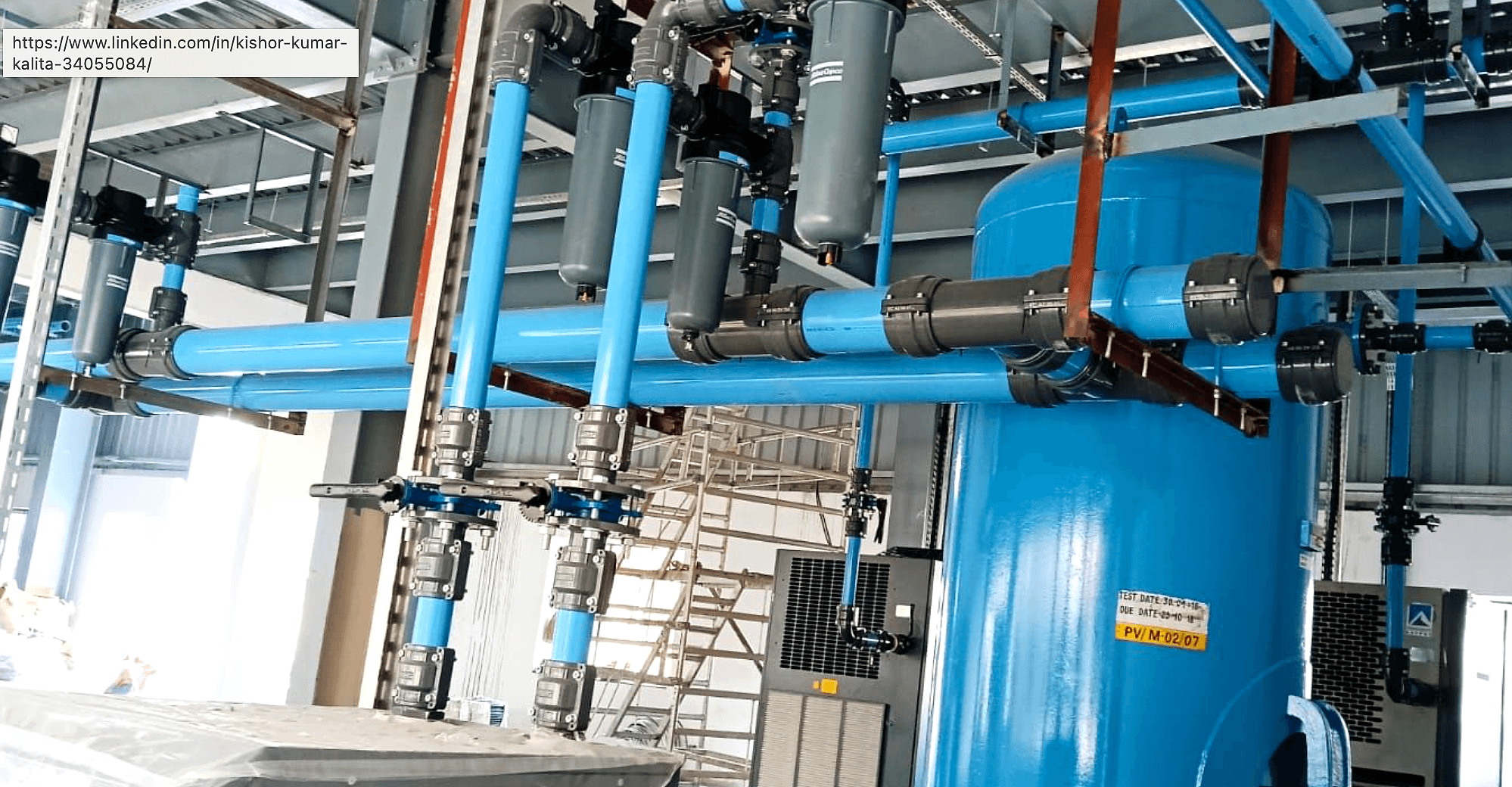 ShiftAir compressed air network installation