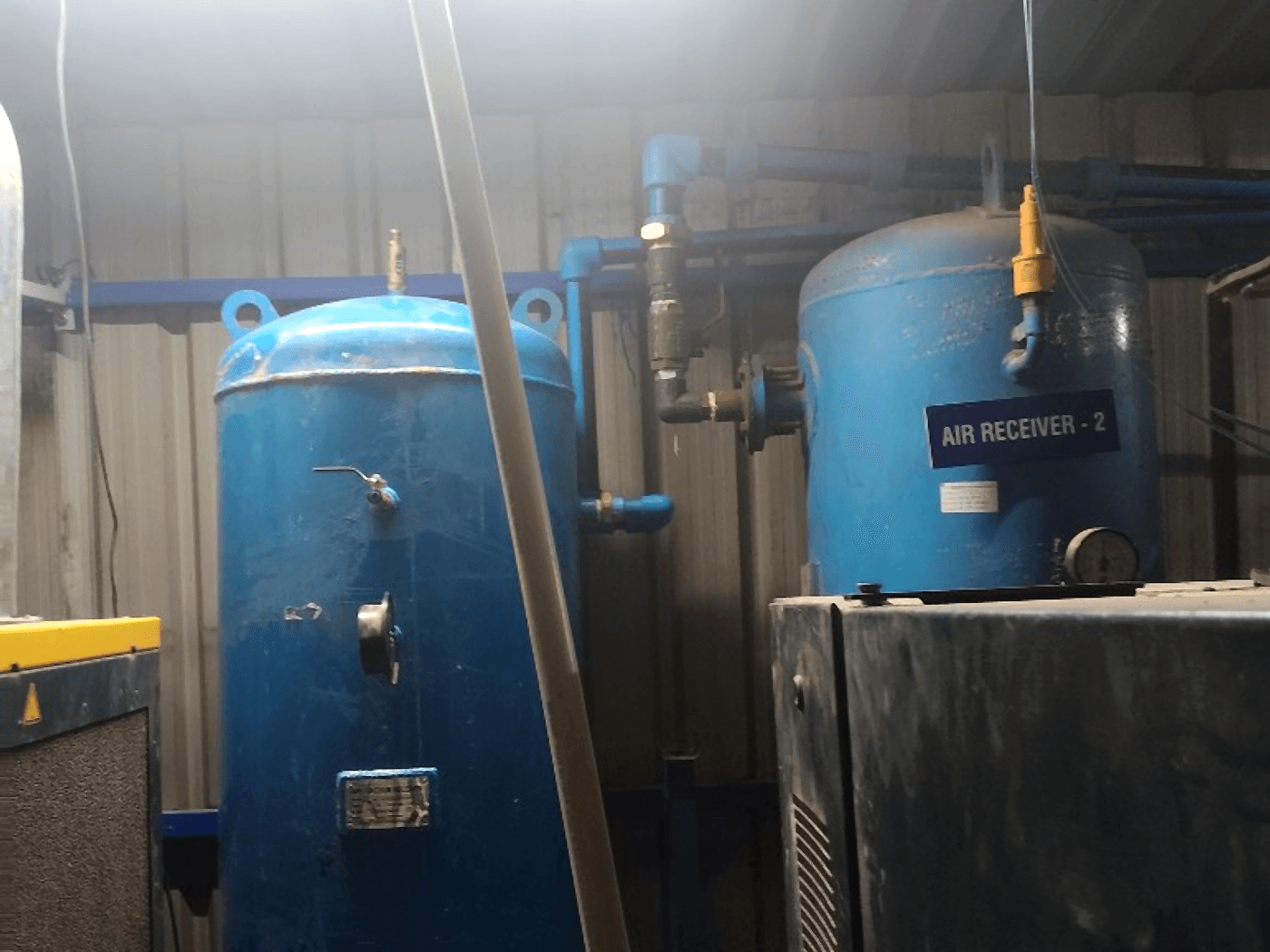 SHK Pneumato blue PPR compressed air piping installation