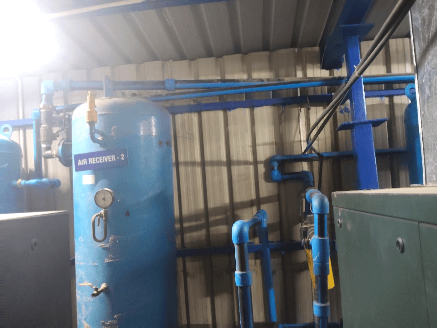 SHK Pneumato blue PPR compressed air distribution installation