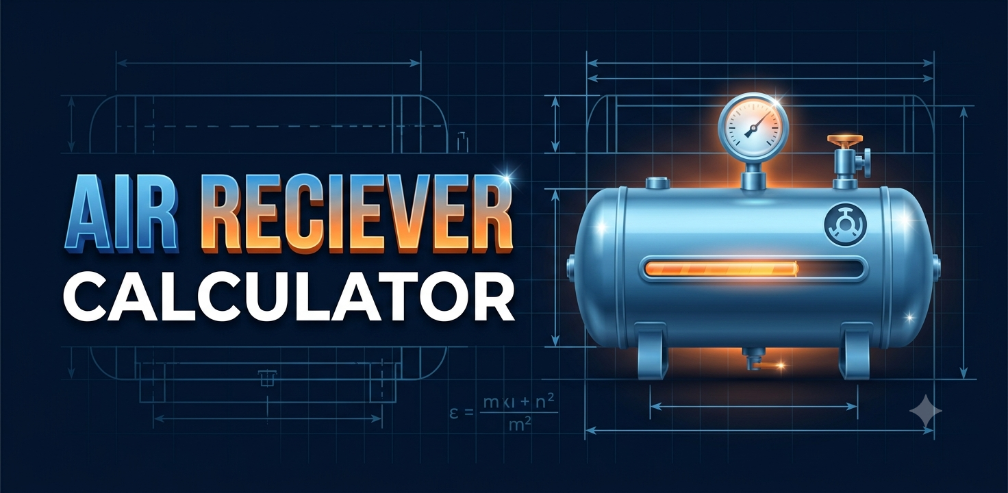 Air Receiver Sizing Calculator